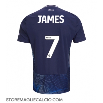 Leeds United Daniel James #7 Maglia Gara Terza Repliche 2024-25